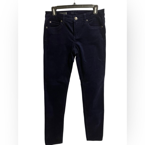 Kut from the Kloth Diana Corduroy Relaxed Fit Skinny Size‎ 6 Blue - Picture 1 of 16